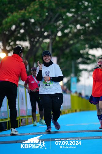 Race photo from KBP City Run 2024