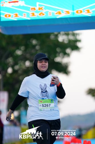 Race photo from KBP City Run 2024