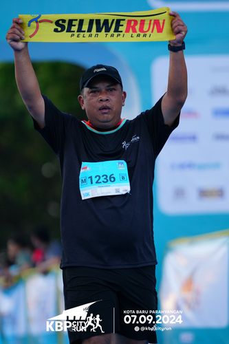 Race photo from KBP City Run 2024