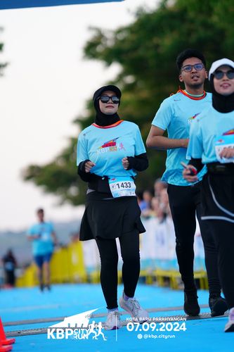 Race photo from KBP City Run 2024