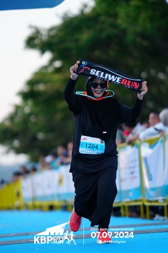 Race photo from KBP City Run 2024