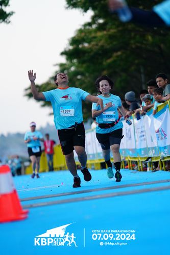 Race photo from KBP City Run 2024