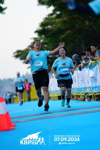 Race photo from KBP City Run 2024