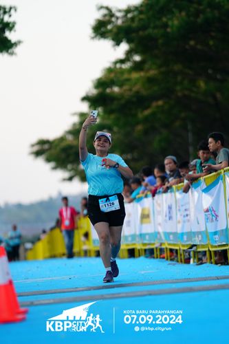 Race photo from KBP City Run 2024