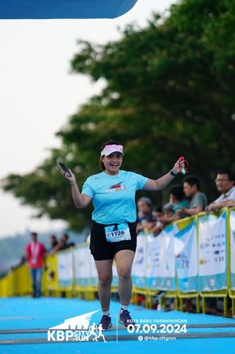 Race photo from KBP City Run 2024
