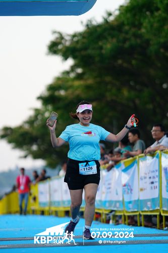 Race photo from KBP City Run 2024