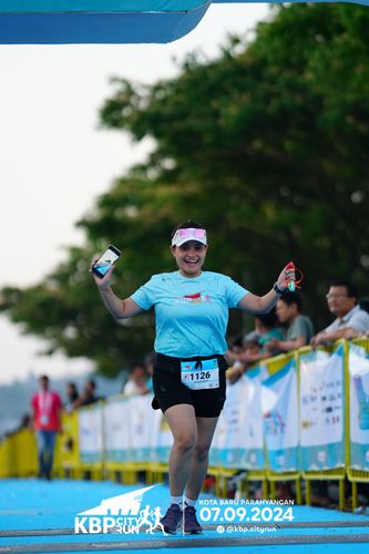 Race photo from KBP City Run 2024