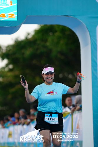 Race photo from KBP City Run 2024
