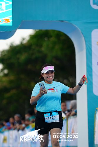 Race photo from KBP City Run 2024