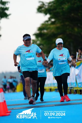 Race photo from KBP City Run 2024