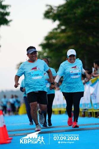 Race photo from KBP City Run 2024