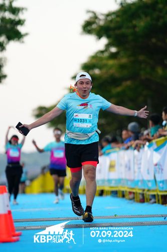 Race photo from KBP City Run 2024