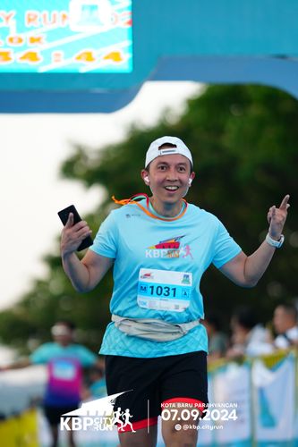 Race photo from KBP City Run 2024