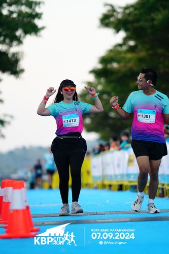 Race photo from KBP City Run 2024