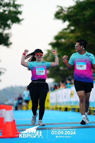 Race photo from KBP City Run 2024