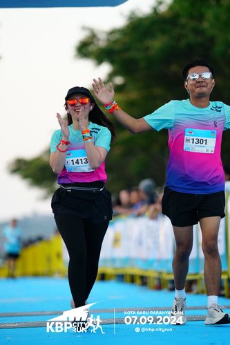 Race photo from KBP City Run 2024
