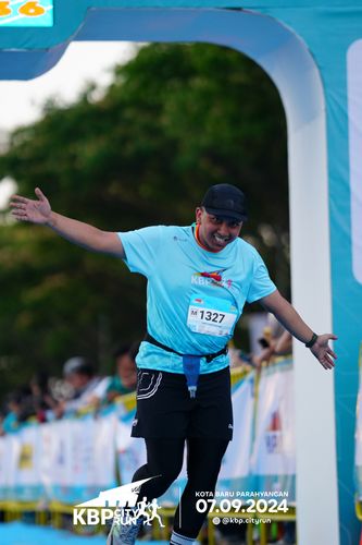 Race photo from KBP City Run 2024