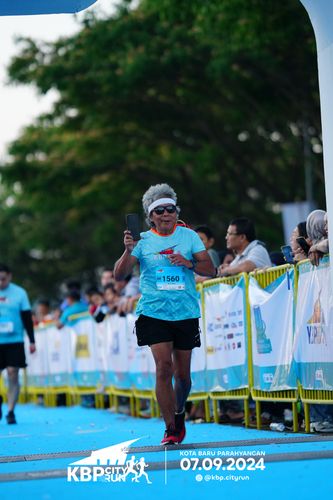 Race photo from KBP City Run 2024