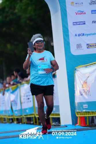 Race photo from KBP City Run 2024