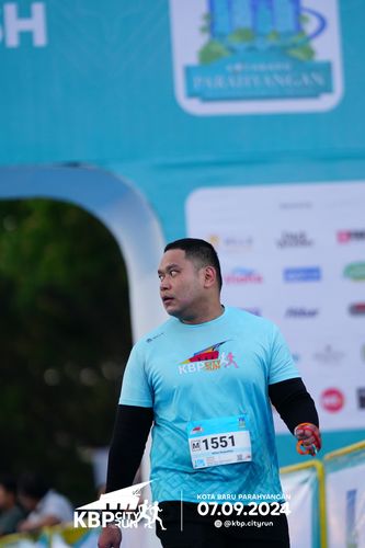 Race photo from KBP City Run 2024
