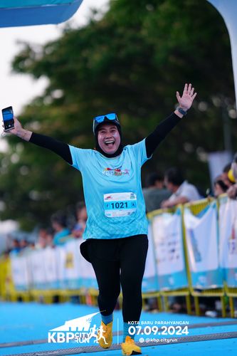 Race photo from KBP City Run 2024
