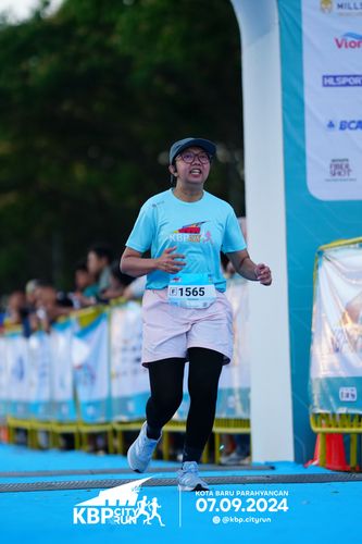 Race photo from KBP City Run 2024