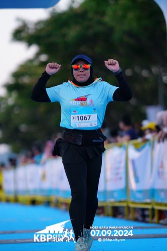 Race photo from KBP City Run 2024