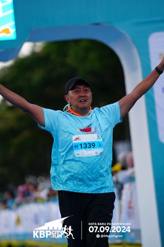 Race photo from KBP City Run 2024