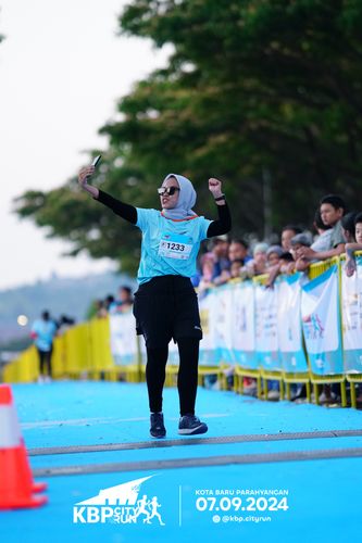Race photo from KBP City Run 2024