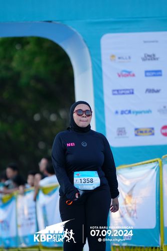 Race photo from KBP City Run 2024