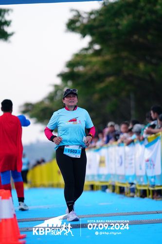 Race photo from KBP City Run 2024