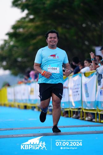 Race photo from KBP City Run 2024