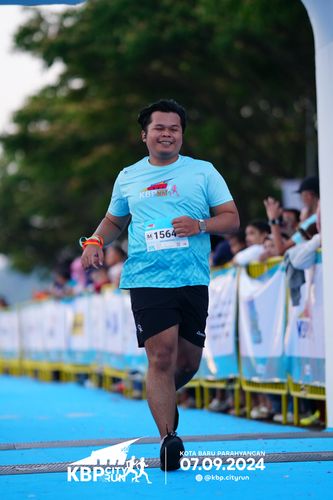 Race photo from KBP City Run 2024
