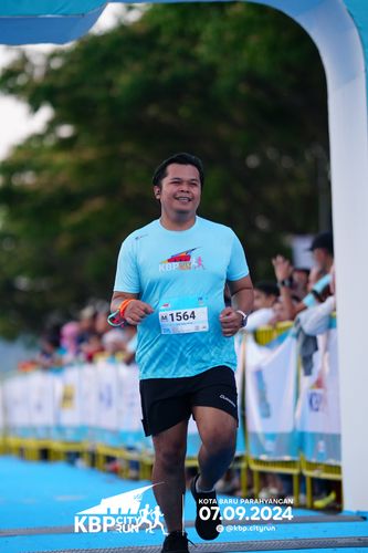 Race photo from KBP City Run 2024