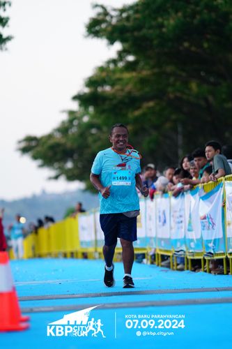 Race photo from KBP City Run 2024