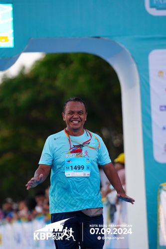Race photo from KBP City Run 2024