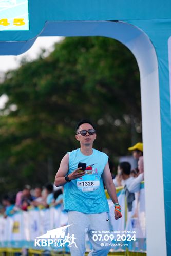 Race photo from KBP City Run 2024
