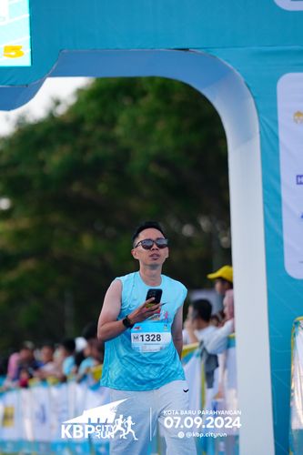 Race photo from KBP City Run 2024