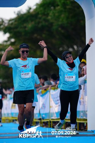 Race photo from KBP City Run 2024