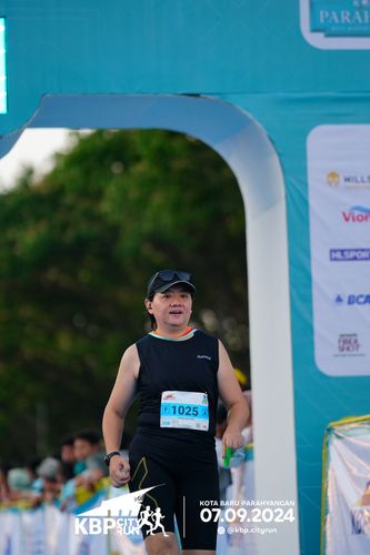 Race photo from KBP City Run 2024