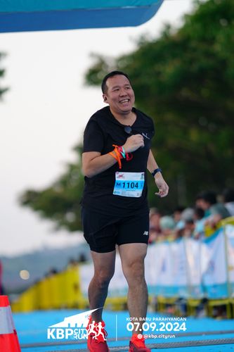 Race photo from KBP City Run 2024