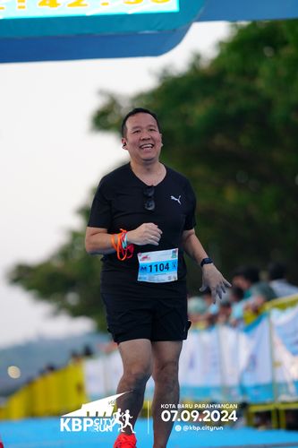 Race photo from KBP City Run 2024