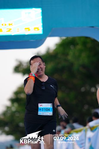 Race photo from KBP City Run 2024