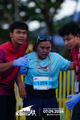 Race photo from KBP City Run 2024