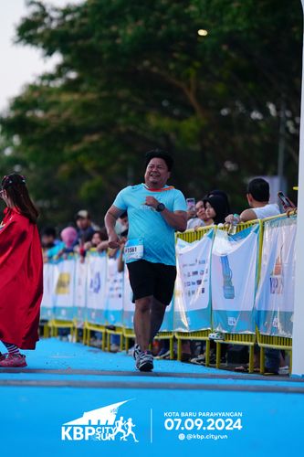 Race photo from KBP City Run 2024