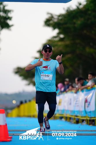 Race photo from KBP City Run 2024