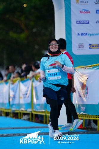 Race photo from KBP City Run 2024