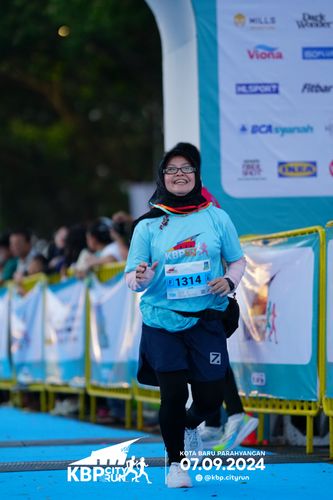 Race photo from KBP City Run 2024