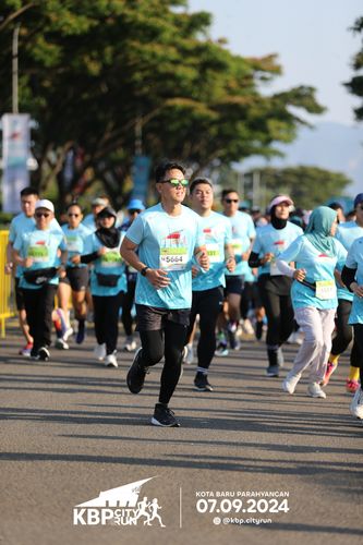 Race photo from KBP City Run 2024