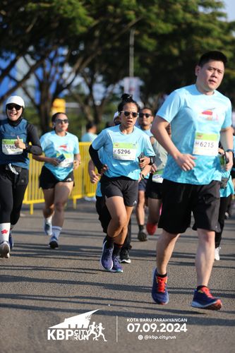 Race photo from KBP City Run 2024